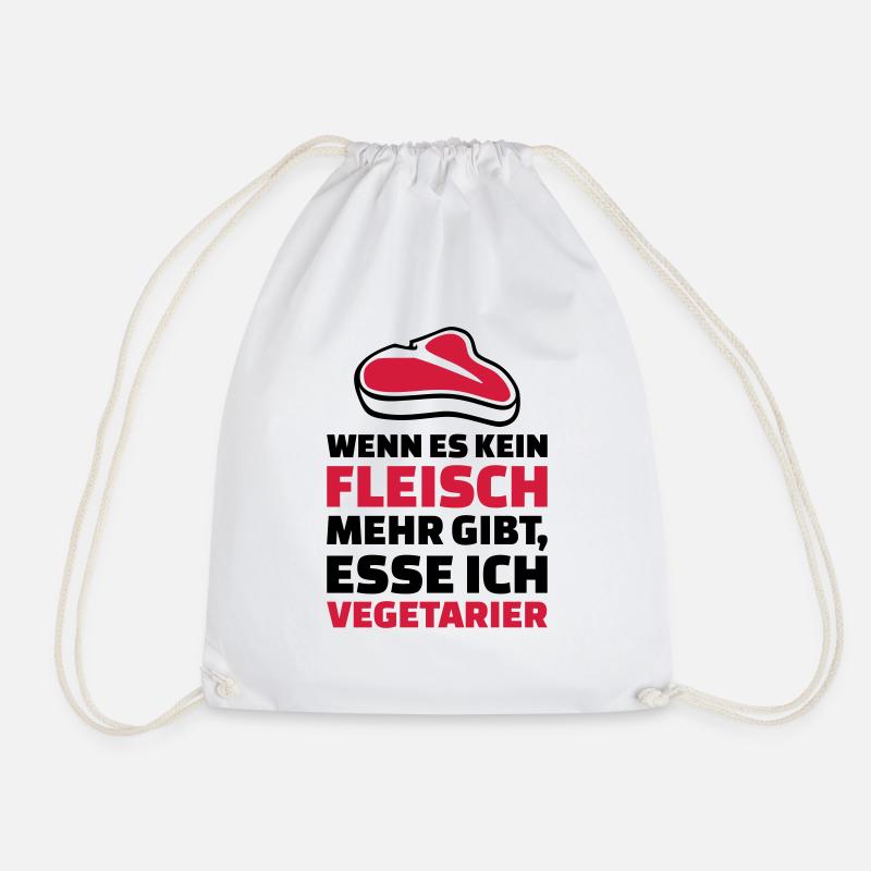 Fleisch - Turnbeutel - Weiß
