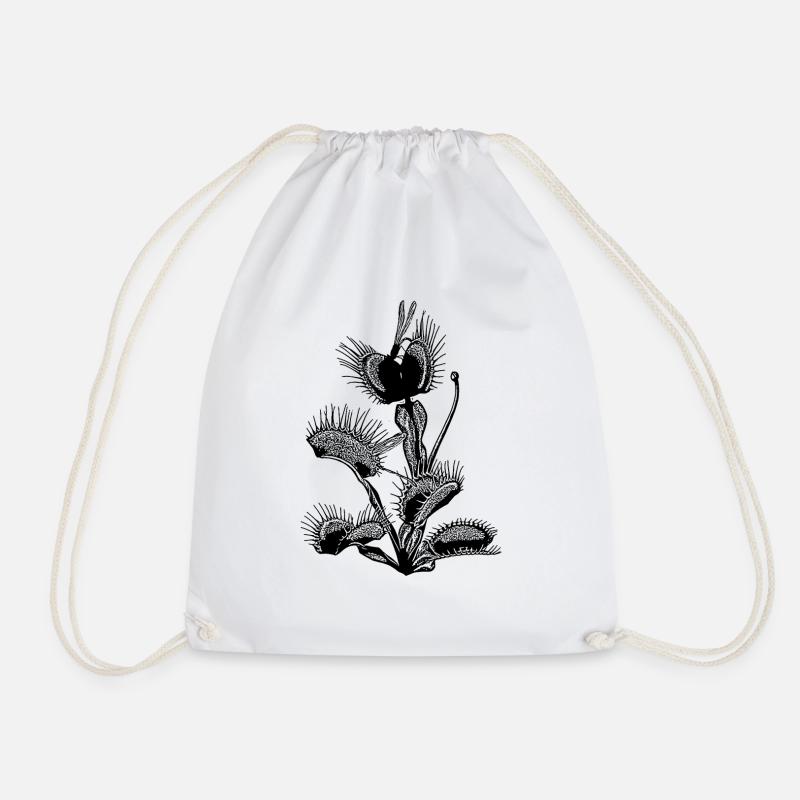 Pièges à mouches de Venus - Sac de sport léger - blanc