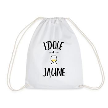 Idole Du Jaune T Shirt Pastis Anis Humour - Sac de sport léger - blanc - Devant