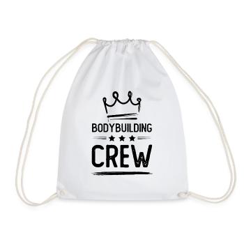 Equipe de musculation - Sac de sport léger - blanc - Devant