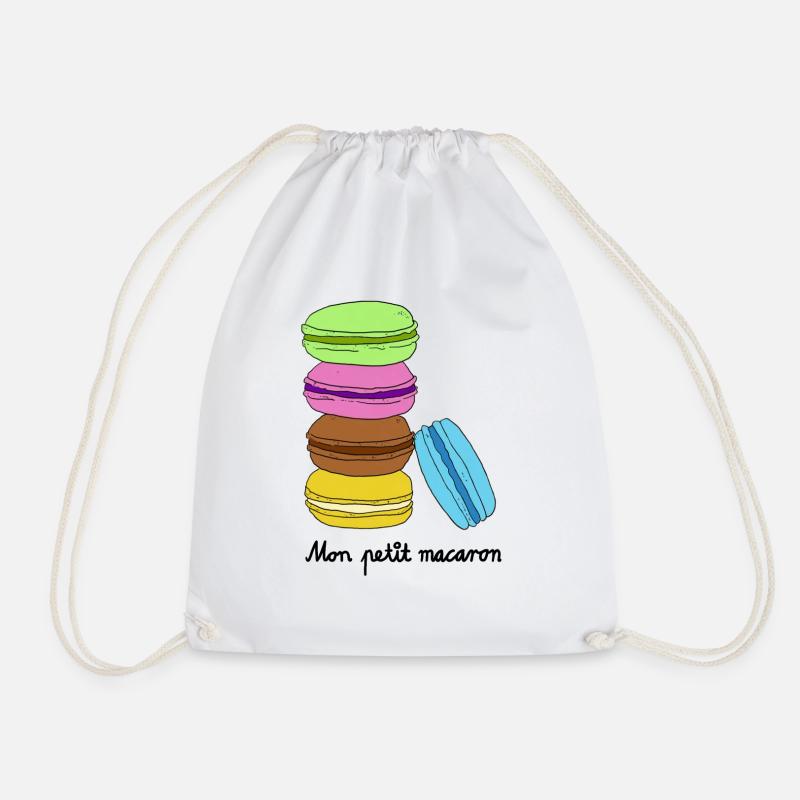 Mon petit macaron - Turnbeutel - Weiß