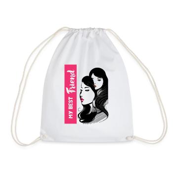 MY BEST FRIENDS - Sac de sport léger - blanc - Devant