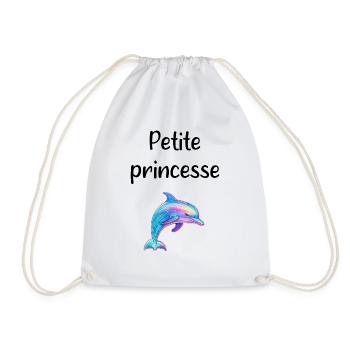 Petite princesse - Sac de sport léger - blanc - Devant