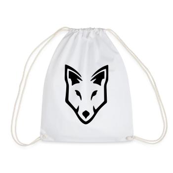 Wolf - Turnbeutel - Weiß - Vorne