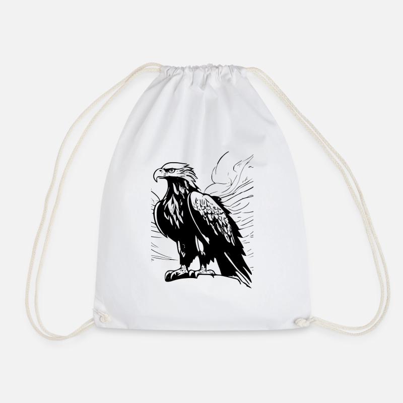 Aigle : Les ailes de la liberté - Sac de sport léger - blanc