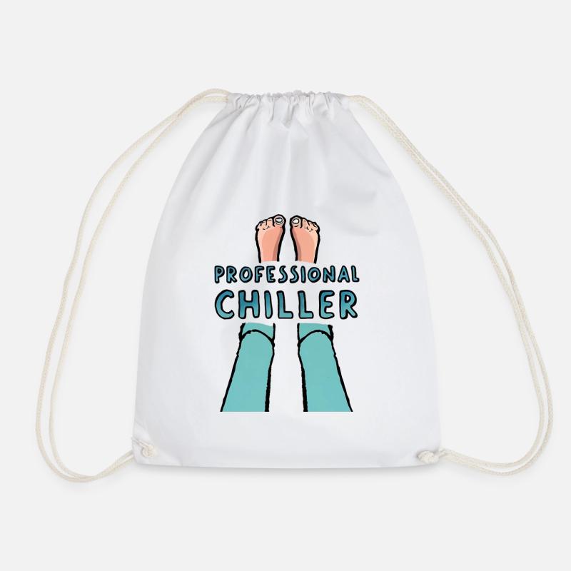 Chill Certified - Drawstring Bag - white