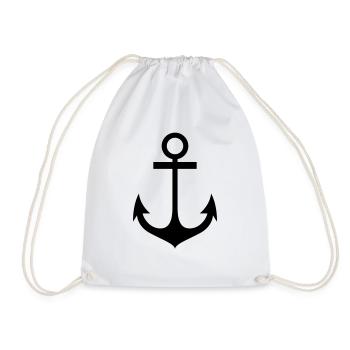 ancre - Sac de sport léger - blanc - Devant
