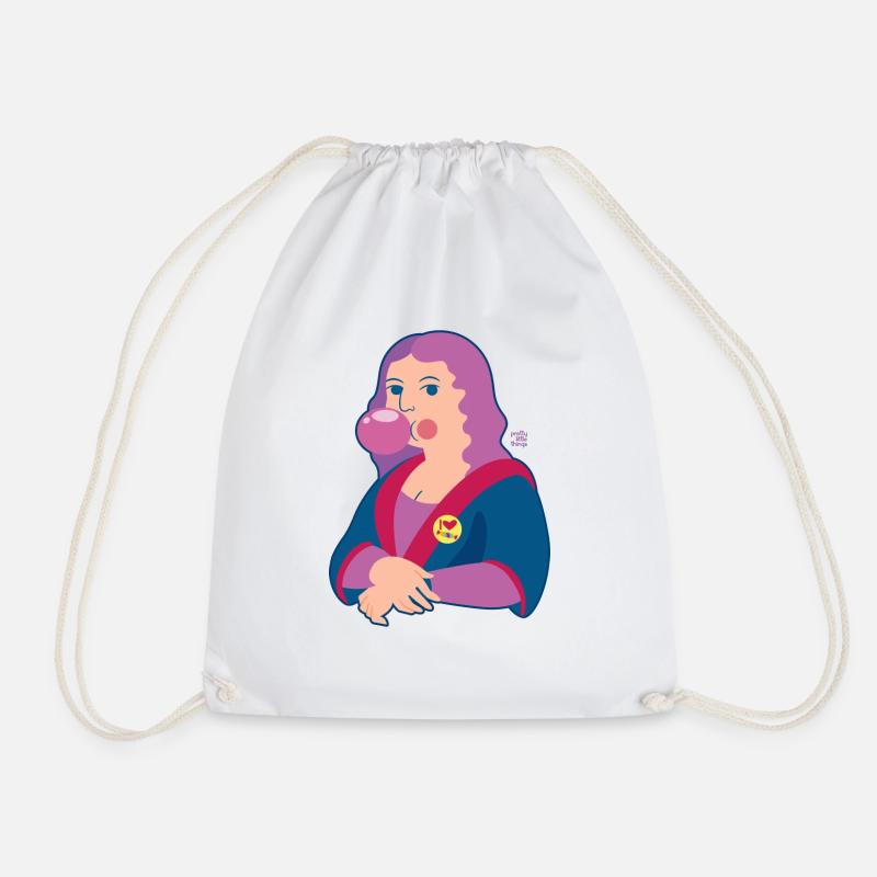 Mona Lisa Chicle - Turnbeutel - Weiß
