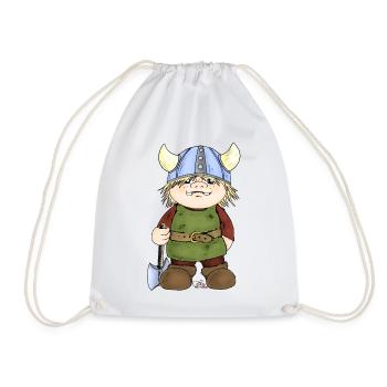 Erik, der kleine Wikinger - Turnbeutel - Weiß - Vorne
