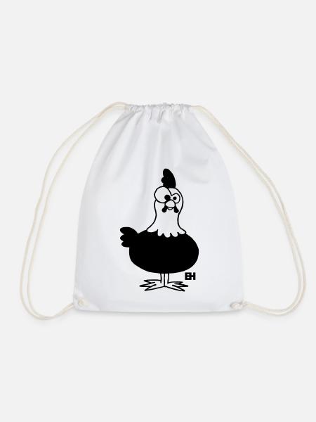 Huhn - Hühnchen - Turnbeutel - Weiß