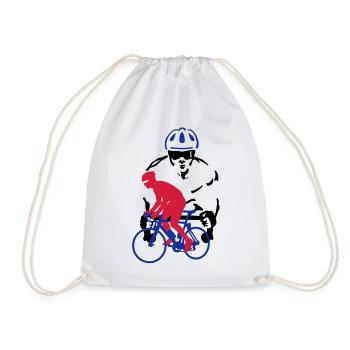Rennrad - Drawstring Bag - white - Front