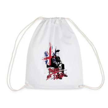 british PUNK ROCK ONE - Drawstring Bag - white - Front