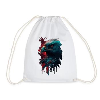 Refresh your wardrobe with blood eagle style - Drawstring Bag - white - Front