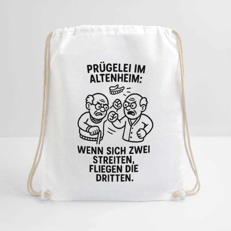 Third Fly Brawl Brawl Quarrel Drawstring Bag
