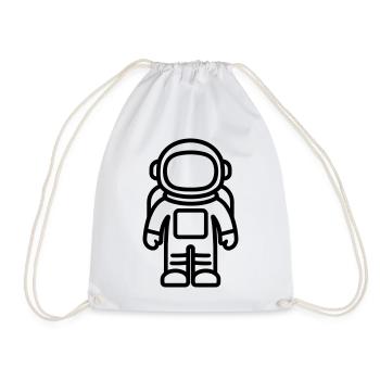 Astronaut - Turnbeutel - Weiß - Vorne