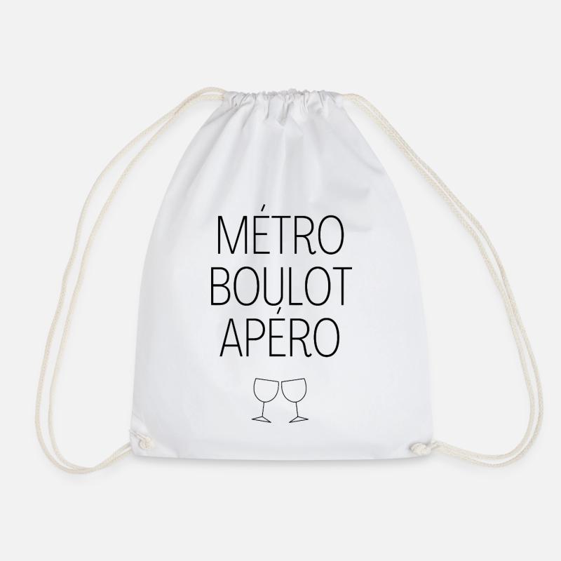 Metro-Arbeits-Aperitif - Turnbeutel - Weiß