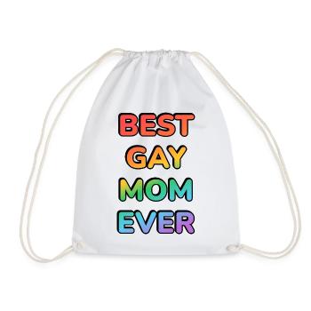 LA MEILLEURE MAMAN GAY DE TOUS LES TEMPS - Sac de sport léger - blanc - Devant