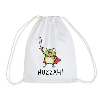 Grenouille hourra ! - Sac de sport léger - blanc - Devant