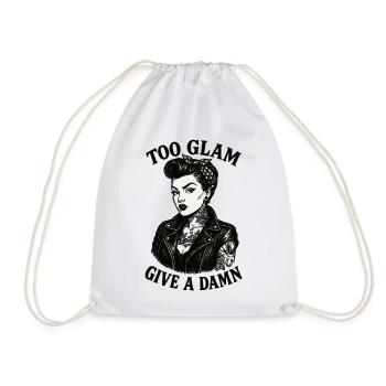 Pin-Up Girl : Trop glamour pour se soucier d’un motard - Sac de sport léger - blanc - Devant