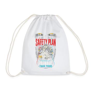 Industrial climbers - Drawstring Bag - white - Front