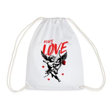MAKE LOVE - Turnbeutel - Weiß - Vorne