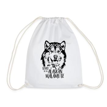 ALASKAN MALAMUTE aimé par Alaskan Malamute Dogs - Sac de sport léger - blanc - Devant