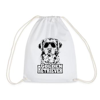 GOLDEN RETRIEVER cool lunettes de soleil chiens chien - Sac de sport léger - blanc - Devant