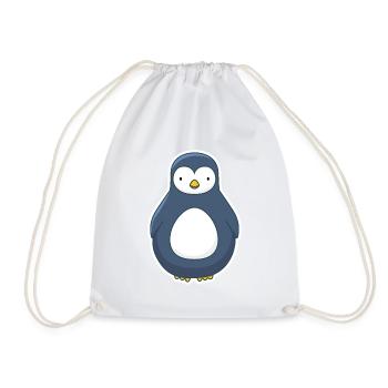 Pingouin mignon - Sac de sport léger - blanc - Devant
