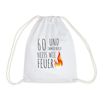 60 Et encore chaud comme le feu - Sac de sport léger - blanc - Devant