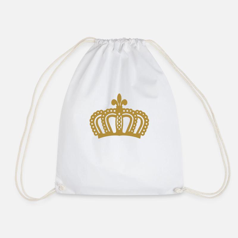 Couronne - Sac de sport léger - blanc