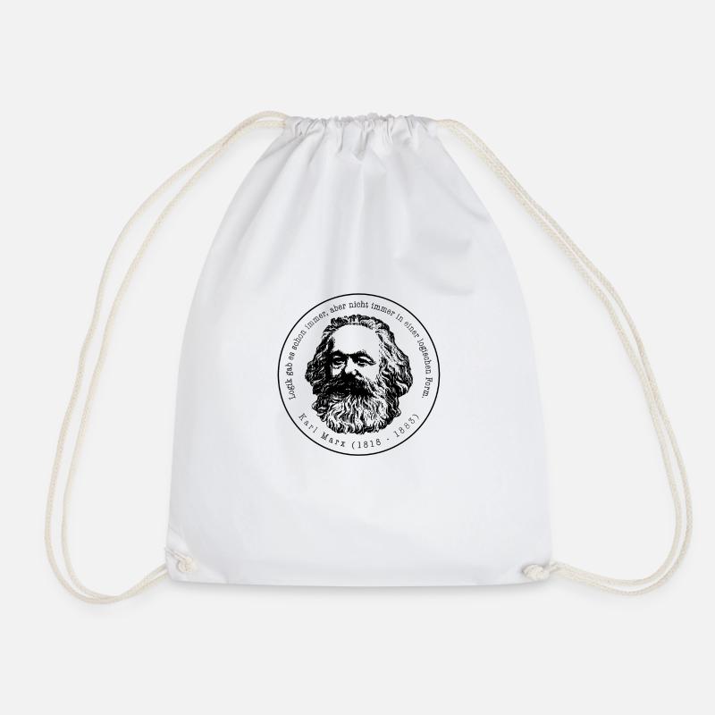 Karl Marx - Turnbeutel - Weiß