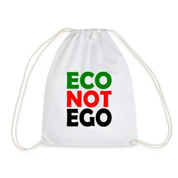 Eco not ego - Sac de sport léger - blanc - Devant