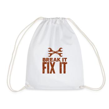 Car Vintage Racing Car Lovers Car Veterans - Drawstring Bag - white - Front