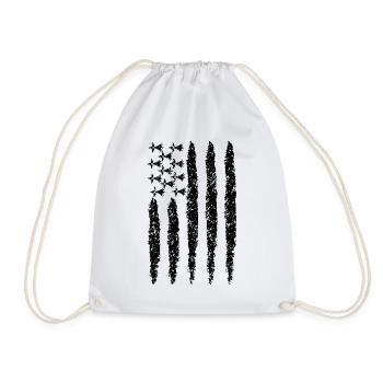 drapeau breton,cadeau pour breton,bzh vintage - Sac de sport léger - blanc - Devant