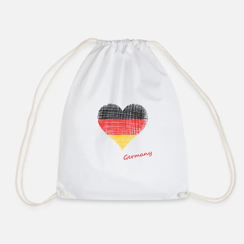 Deutschland - Turnbeutel - Weiß