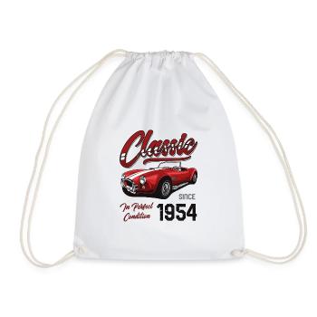 I'm Not Old I'm Classic Car Vintage Born In 1954 - Drawstring Bag - white - Front