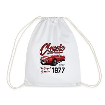 I'm Not Old I'm Classic Car Vintage Born In 1977 - Drawstring Bag - white - Front