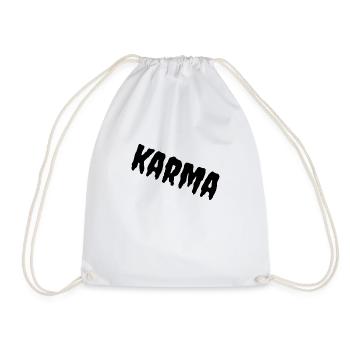 karma - Turnbeutel - Weiß - Vorne