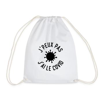 Je peux pas, j'ai le covid - Sac de sport léger - blanc - Devant