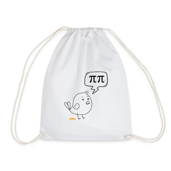 Pi - Turnbeutel - Weiß - Vorne