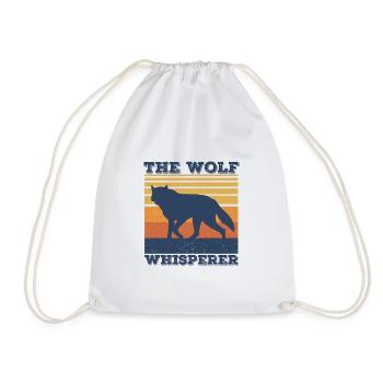 Wolf - Turnbeutel - Weiß - Vorne
