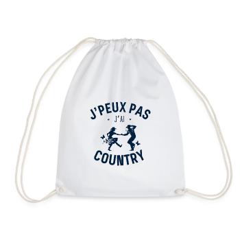 J peux pas j ai Country - Sac de sport léger - blanc - Devant