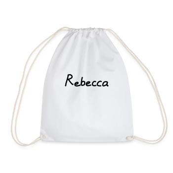 Rebecca - Drawstring Bag - white - Front