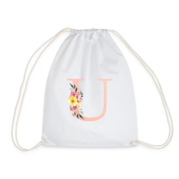U Monogramme Floral - Sac de sport léger - blanc - Devant