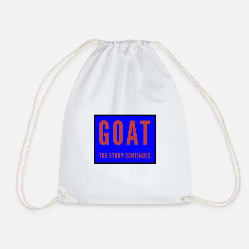 Large Animation Print for Children's Clothing - Drawstring Bag - white