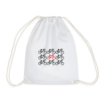 Bicyclette - Sac de sport léger - blanc - Devant