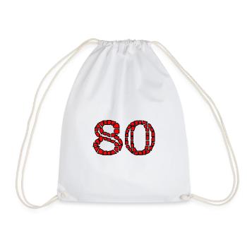 HAPPY BIRTHDAY. JOYEUX ANNIVERSAIRE. ANNIVERSAIRE. - Sac de sport léger - blanc - Devant