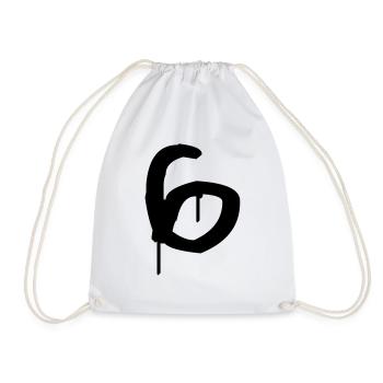Graffiti : 6 - Sac de sport léger - blanc - Devant