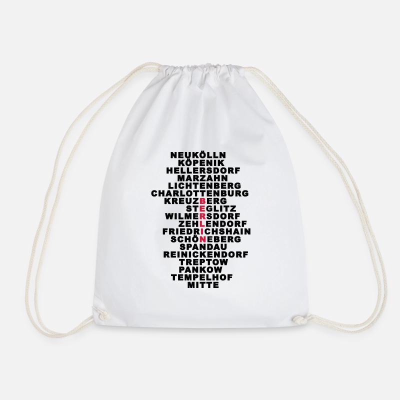 Berlin - Drawstring Bag - white