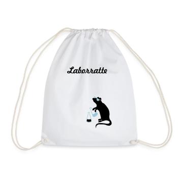 rat de laboratoire - Sac de sport léger - blanc - Devant